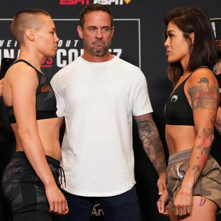 Rose Namajunas e Tracy Cortez em encarada para o UFC Denver