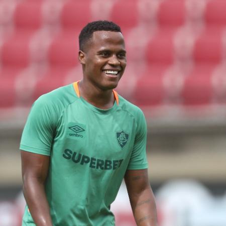 Jhon Arias, em treino do Fluminense nos Estados Unidos Jhon Arias, em treino do Fluminense nos Estados Unidos
