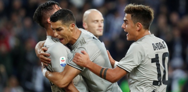 Cristiano Ronaldo participou dos dois gols da Juventus contra a Udinese - STEFANO RELLANDINI/REUTERS