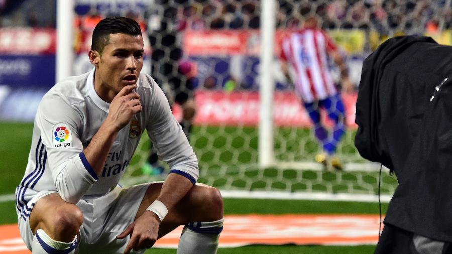 Cristiano Ronaldo Atlético de Madri Vicente Calderón - Gerard Julien/AFP