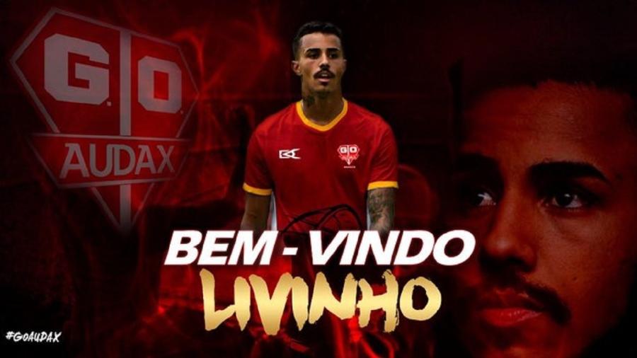 Livinho foi anunciado como reforço do Osasco Audax - Divulgação