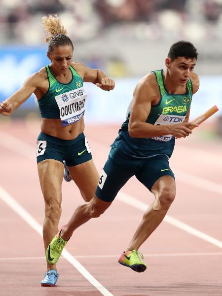 Alexander Russo disputou o 4x400 misto no Mundial de Doha, em 2019 - Alexander Hassenstein/Getty Images for IAAF