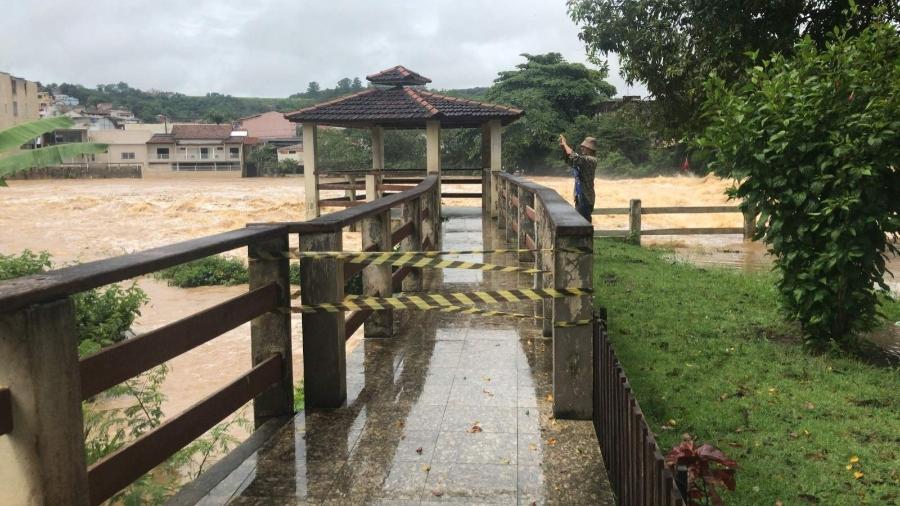 Chuvas causam estragos no Espírito Santo - Reprodução/Nova Onda Online/Nova Venécia