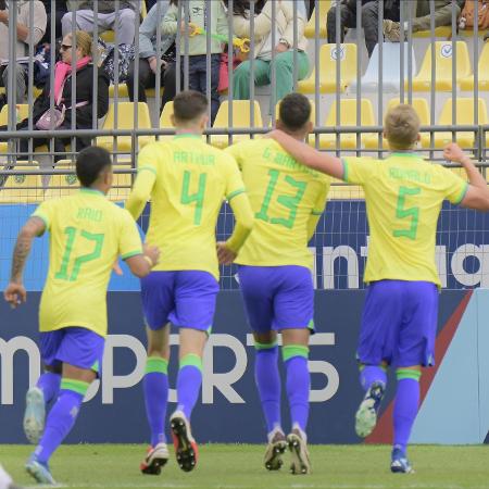 Gustavo Martins marca para o Brasil nos Jogos Panamericanos em Santiago 2023