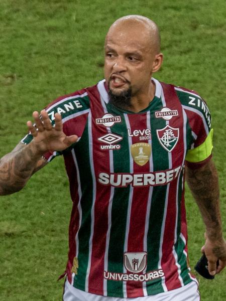 Felipe Melo, do Fluminense, em jogo contra o Alianza Lima pela Libertadores - MAGA JR/AGÊNCIA F8/ESTADÃO CONTEÚDO