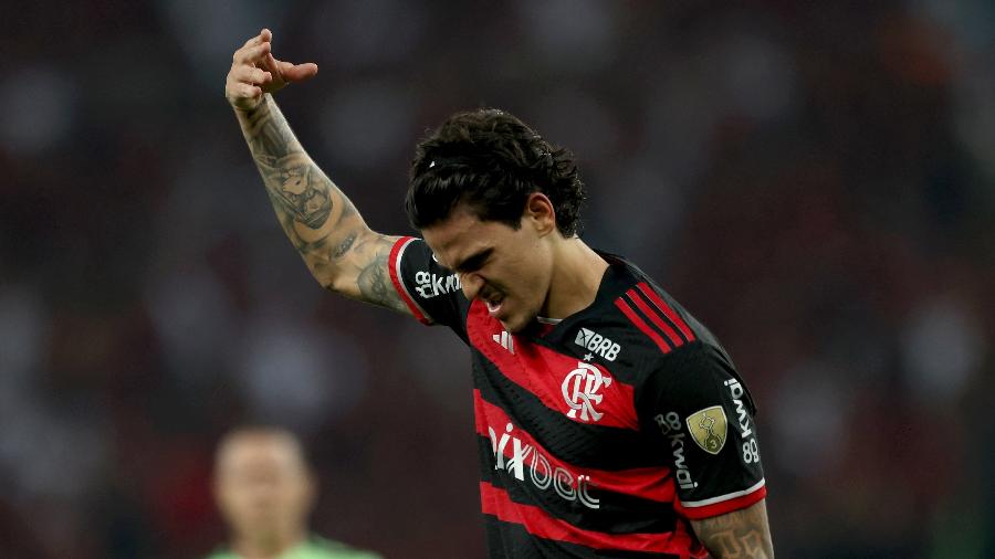 Pedro se machucou durante arrancada em Flamengo x Bolívar, duelo da Libertadores