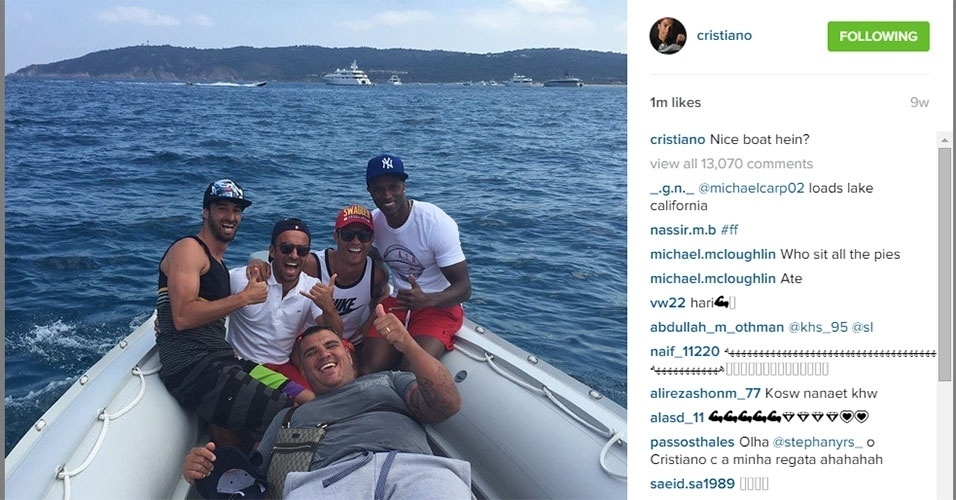 Jatinho que leva o craque para lugares paradisíacos com os amigos nas férias - Reprodução/Instagram