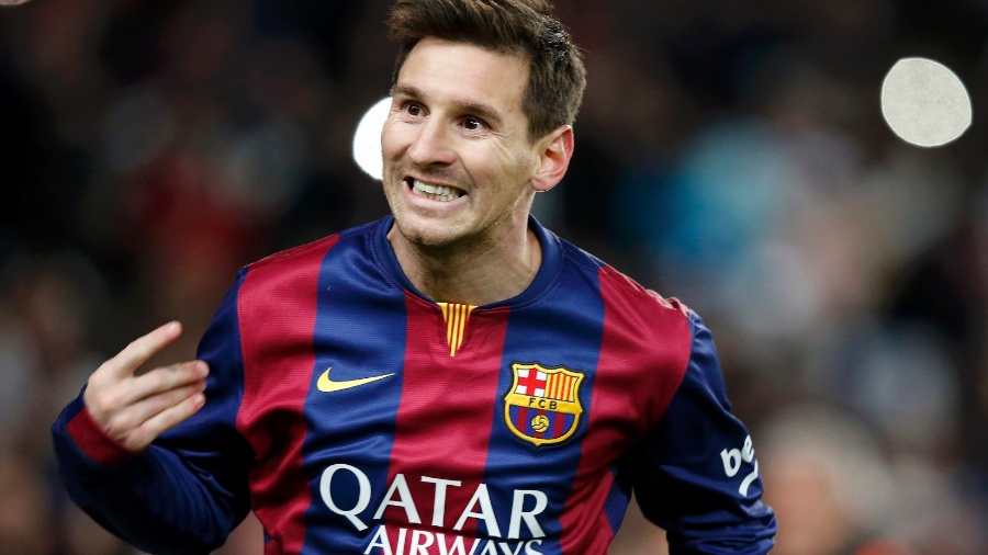Messi comemora gol do Barcelona - Gustau Nacarino-21.jan.2015/Reuters