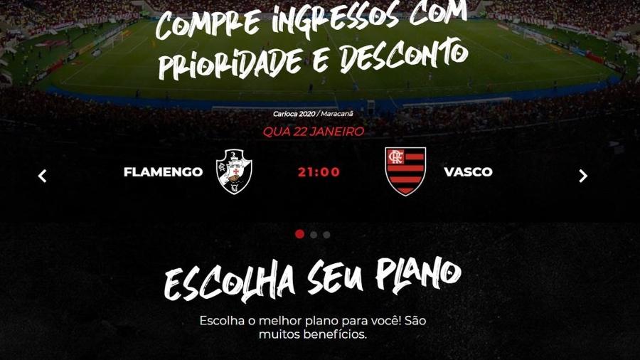 Flamengo cometeu gafe e trocou de escudos com o Vasco ao divulgar clássico de quarta - Reprodução