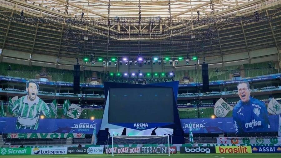 Allianz Parque, antes da final do Campeonato Paulista - Divulgação