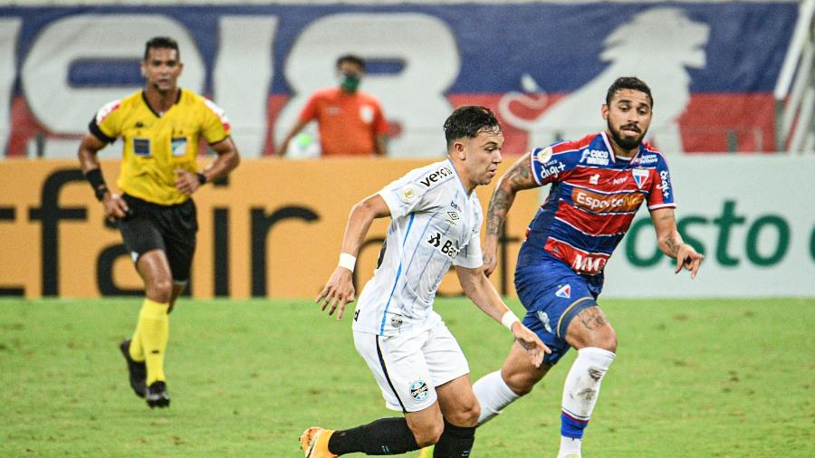 Pouco inspirados, Fortaleza e Grêmio empatam sem gols no Castelão