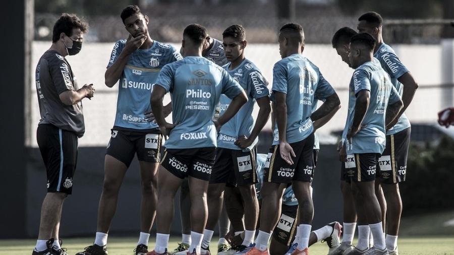 Santos se prepara para jogo contra o Barcelona (EQU) pela Copa Libertadores - Ivan Storti/ Santos FC