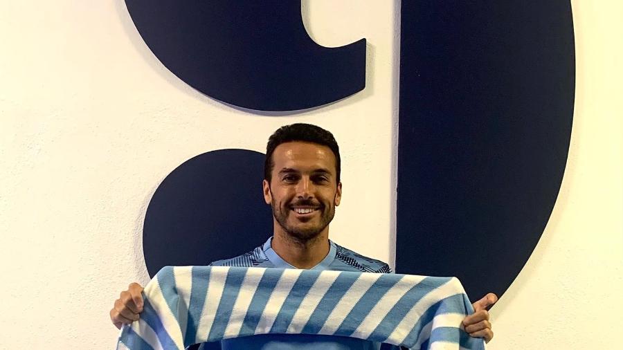 Pedro foi apresentado como reforço da Lazio - Reprodução/Twitter