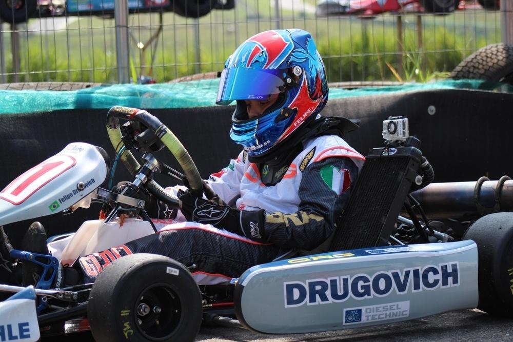 Felipe Drugovich nos tempos de kart - Erno Drehmer/Divulgação