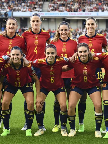 Seleção espanhola feminina na Eurocopa de 2022 - Anadolu Agency via Getty Images