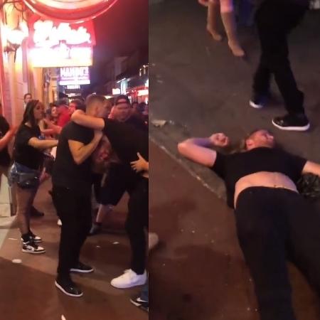 Nate Diaz apagou um homem durante uma briga de rua