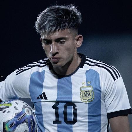 Mateo Sanabria, argentino de 20 anos, virou alvo do Corinthians