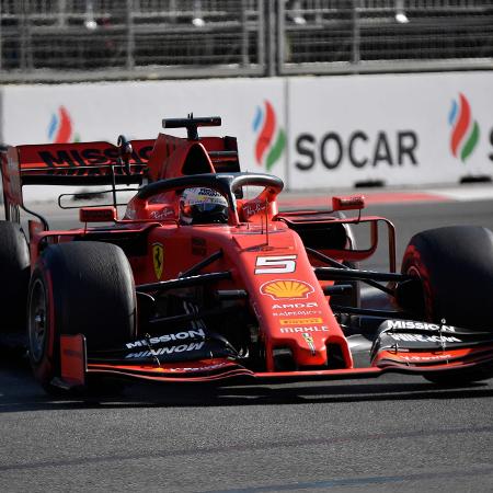 Sebastian Vettel, piloto da Ferrari - Alexander NEMENOV / AFP