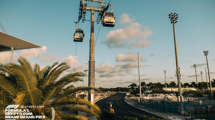Circuito de Miami terá teleféricos passando perto da pista - Divulgação