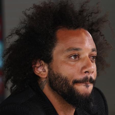 Marcelo em coletiva de despedida do Real Madrid, junho de 2022 - Oscar J. Barroso/Europa Press via Getty Images