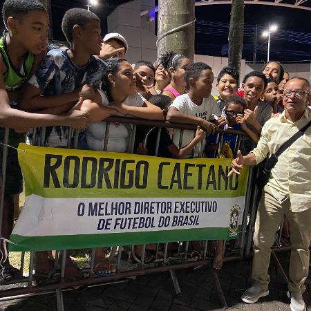 Roberto, fã do diretor Rodrigo Caetano