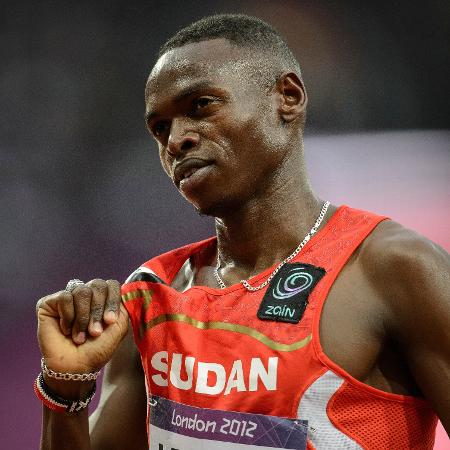 Abubaker Kaki, corredor do Sudão, durante Olimpíadas de Londres-2012 - Christopher Morris - Corbis/Corbis via Getty Images