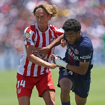 Marcos Llorente, do Atlético de Madrid, reclamou do calor após derrota para o PSG pelo Mundial Marcos Llorente, do Atlético de Madrid, reclamou do calor após derrota para o PSG pelo Mundial