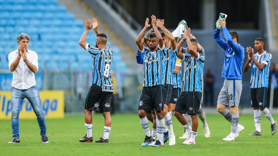 Grêmio vai jogar quatro partidas decisivas em 14 dias; três delas em Porto Alegre - Lucas Uebel/Grêmio