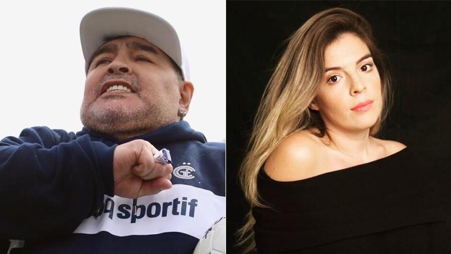 Diego Maradona afirmou que sua filha Dalma o tirou do mundo das drogas - Divulgação/Gimnasia / Reprodução/Instagram