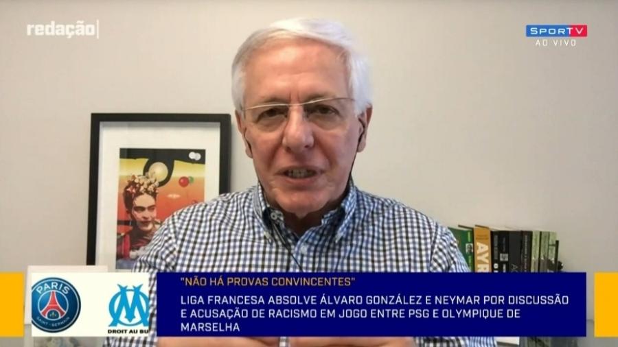 Milton Leite critica federação francesa por não punir Neymar e González - Reprodução/SporTV
