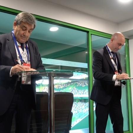 Fernando Gomes e Luis Rubiales assinaram acordo para candidatura de Espanha e Portugal para sediar Copa de 2030 - Divulgação