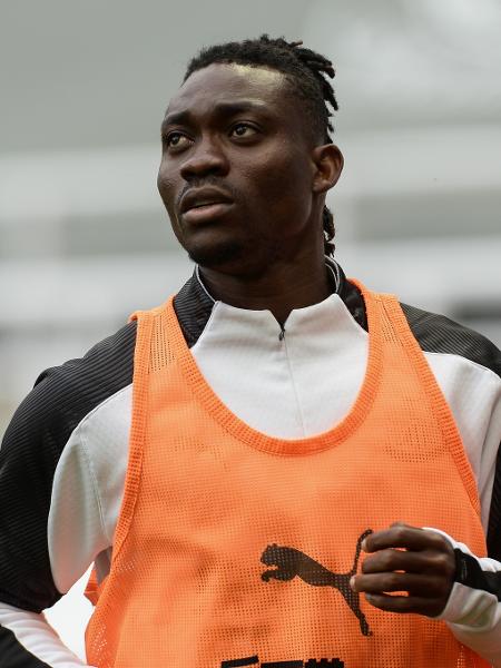 Christian Atsu nos tempos em que defendeu o Newcastle United, da Inglaterra - Serena Taylor/Newcastle United via Getty Images