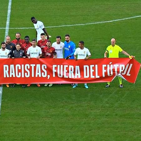 Diakhaby, do Valencia, não participa de ação contra o racismo proposta pela La Liga - Reprodução