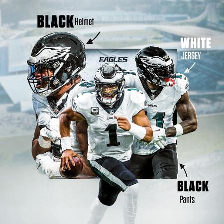 Philadelphia Eagles vai utilizar uniforme com cores do Corinthians em jogo no Brasil