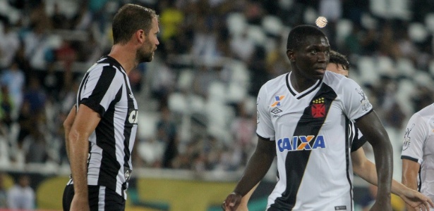 Jomar no duelo com o Botafogo onde se tornou pivô da polêmica - Paulo Fernandes / Flickr do Vasco
