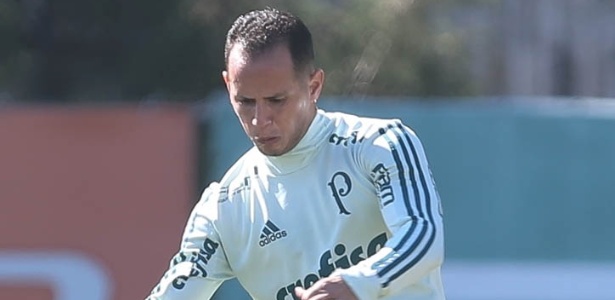 Guerra treinou com o restante do elenco do Palmeiras neste sábado - Divulgação/Palmeiras