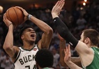 Antetokounmpo comanda reação, e Bucks empatam série com Celtics