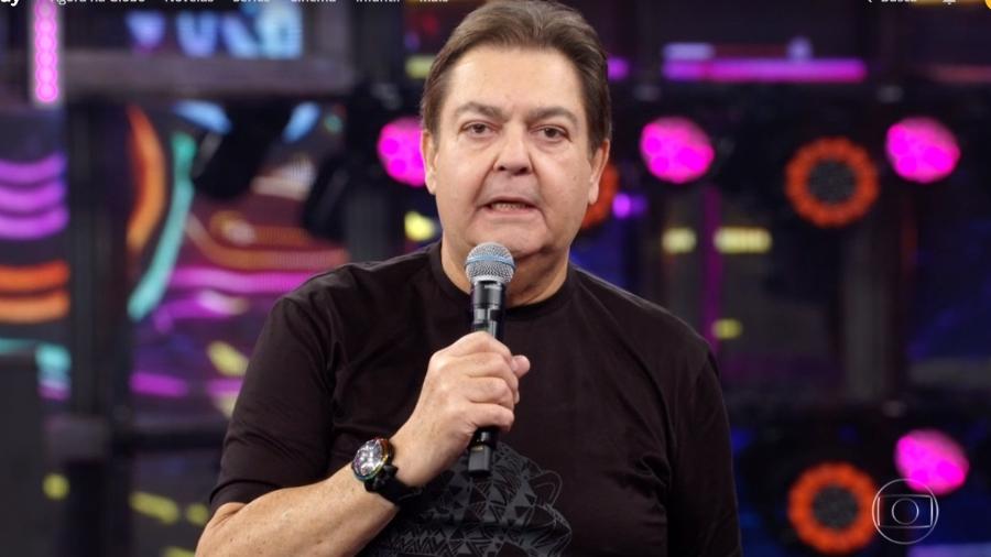 O apresentador foi internado nesta semana com um quadro de infecção urinária - Reprodução/TV Globo