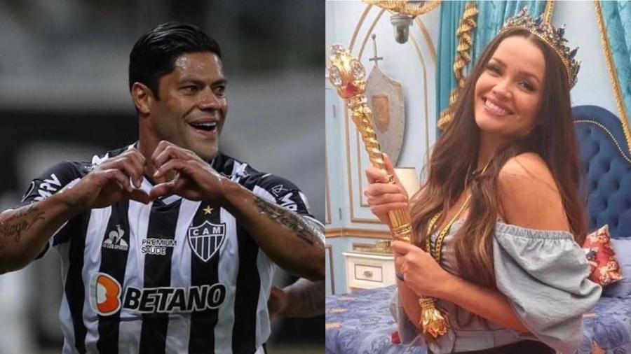 Autor de dois gols contra o Cerro Porteño, Hulk brillhou na mesma noite que Juliette levou o BBB 21 - Pedro Souza/Atlético; Reprodução/Instagram
