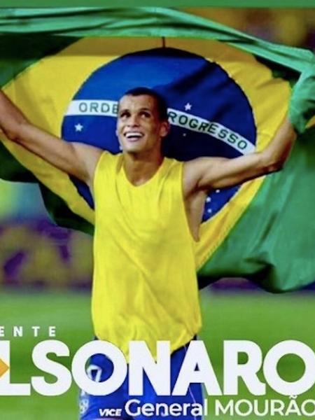 Rivaldo faz campanha para Jair Bolsonaro na eleição presidencial de 2018 - Reprodução/Instagram