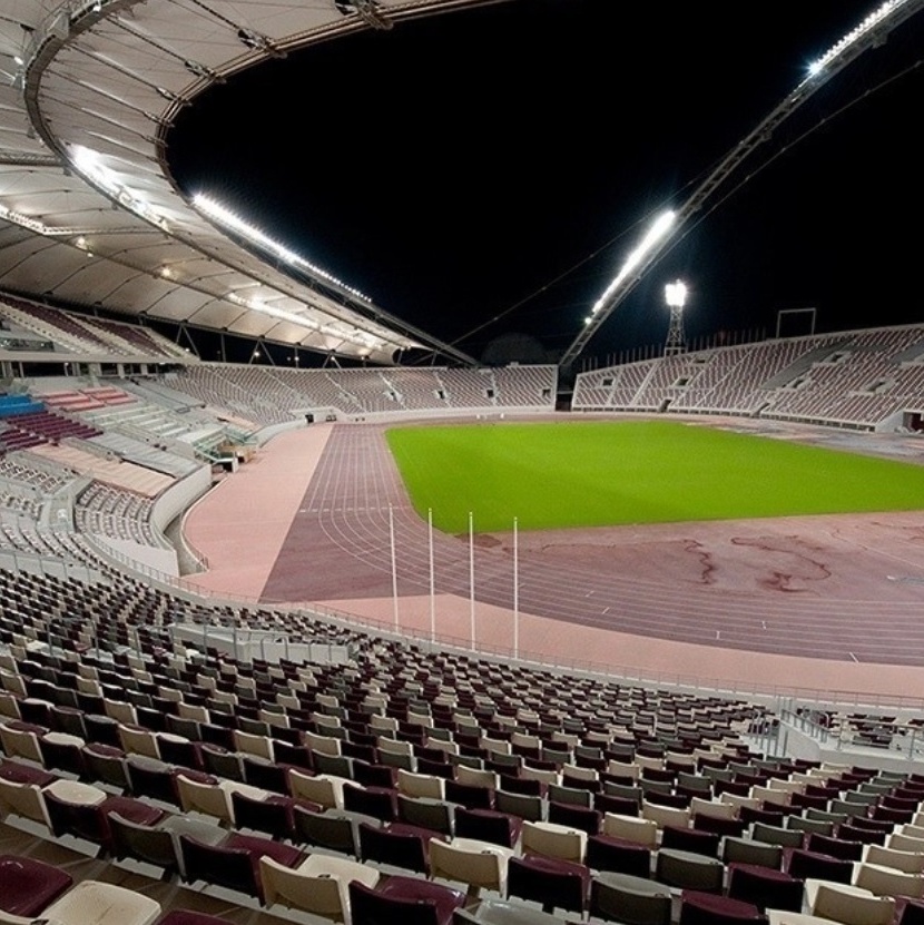 Doha, Qatar. 03rd Dec, 2022. Vista do Estádio Internacional, final da copa  do mundo catar 2022 