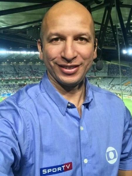 Fabio Junior, ex-jogador e hoje comentarista do SporTV