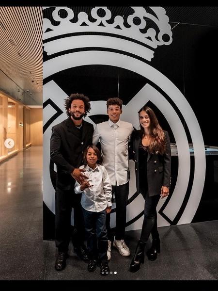 Enzo Alves, filho do lateral Marcelo, assina primeiro contrato profissional com o Real Madrid