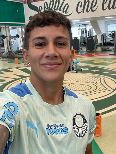 Argentina Lorena Benitez foi anunciada ontem pelo Palmeiras - Reprodução/Twitter
