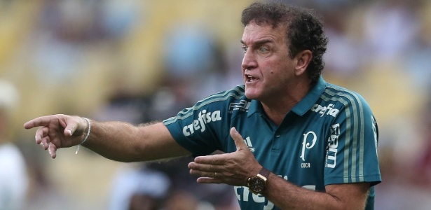 Cuca em campo pelo Palmeiras; técnico já participa do planejamento para o próximo ano - Divulgação/Palmeiras