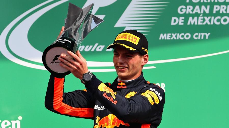 Max Verstappen comemora a vitória no GP do México - Mark Thompson/Getty Images/AFP