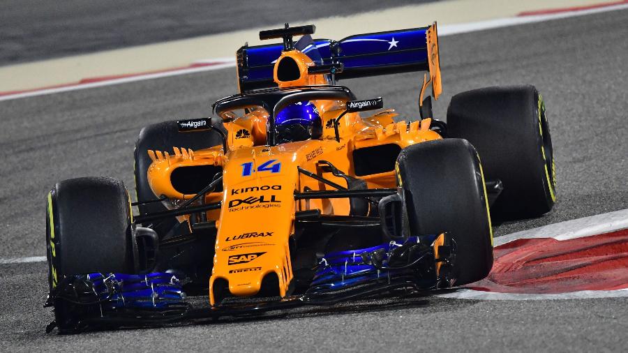 Fernando Alonso largará apenas na 13ª posição no GP do Bahrein - AFP PHOTO / GIUSEPPE CACACE