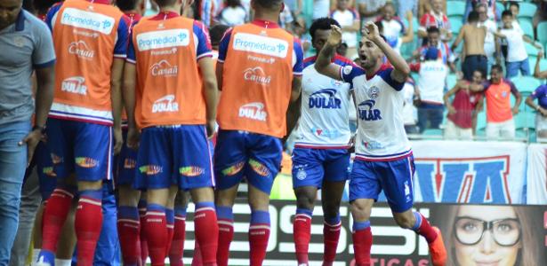 Com Tres Gols De Gilberto Bahia Vence Flamengo Na Arena Fonte Nova 04 08 2019 Uol Esporte