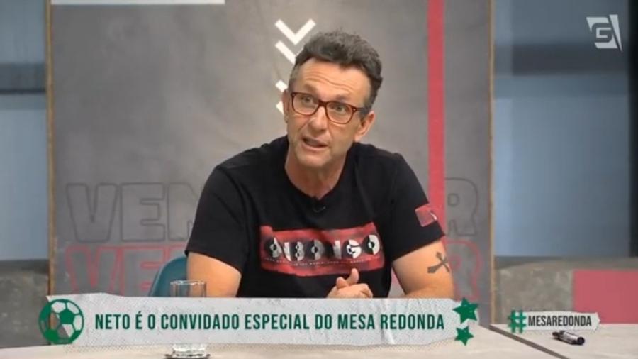Neto critica Dyego Coelho em participação no Mesa Redonda, da Gazeta - Reprodução/Gazeta