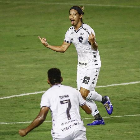 Honda comemora o gol do Botafogo contra o Sport - Paulo Paiva/AGIF